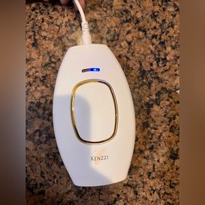 White and Gold IPL Hair Removal Device